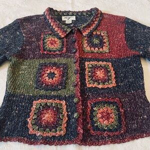 VINTAGE Knit/Crochet Sweater